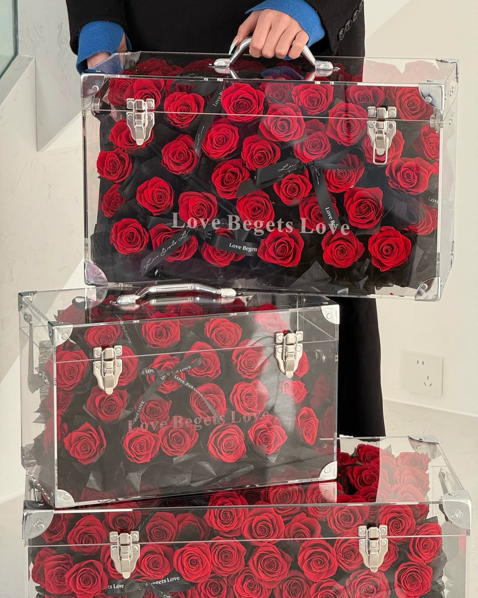 520 Valentine's Day Confession Gift Norman Garden Romantic Eternal Rose Gift to Girlfriend Wife Proposal Birthday Gift