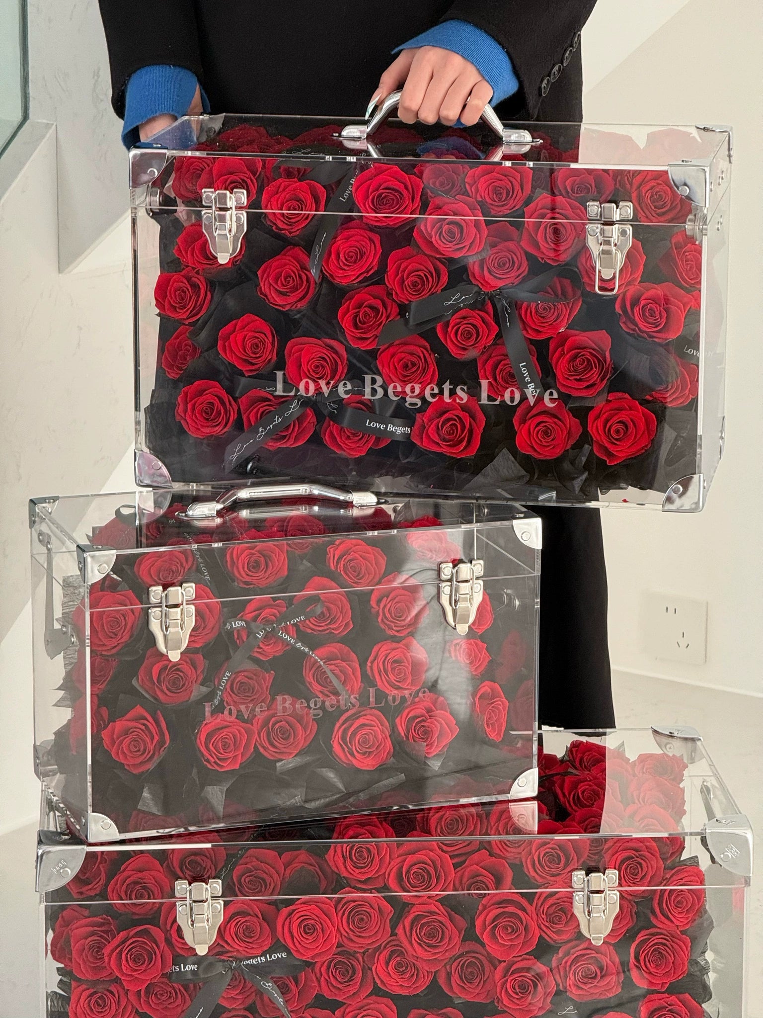 520 Valentine's Day Confession Gift Norman Garden Romantic Eternal Rose Gift to Girlfriend Wife Proposal Birthday Gift