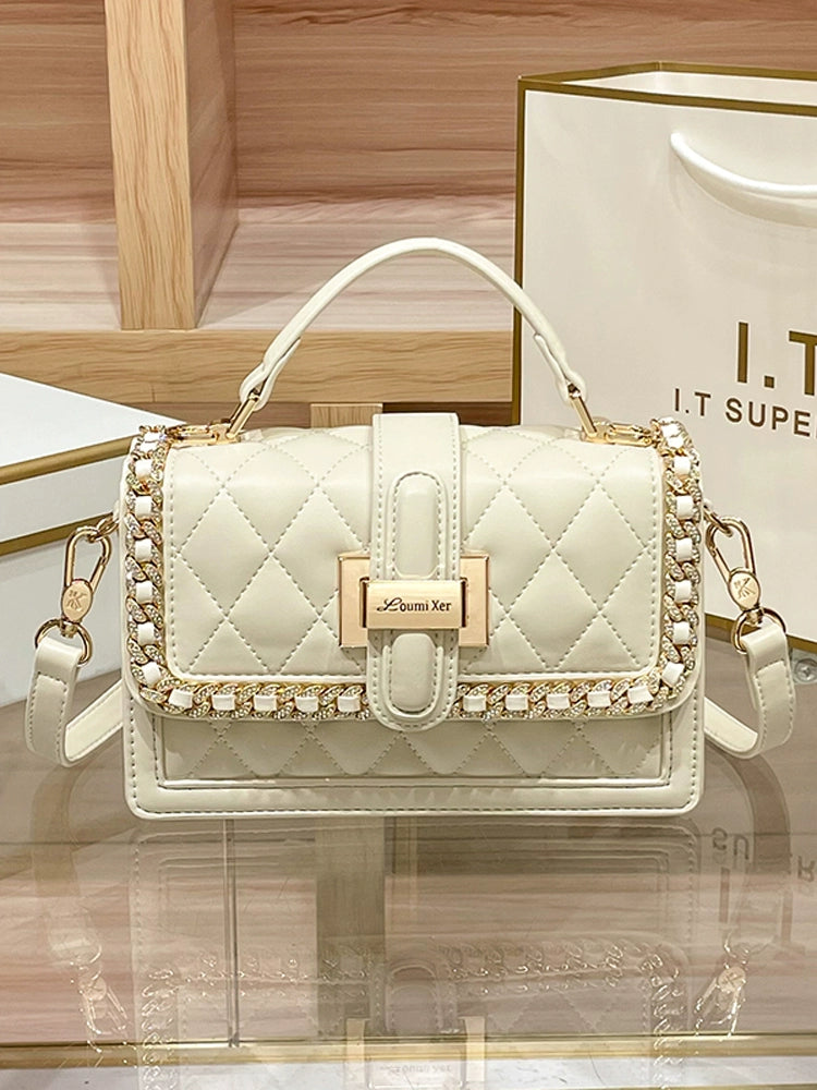 Wendi Murdoch women's 2025 new fashion light luxury crossbody small square bag