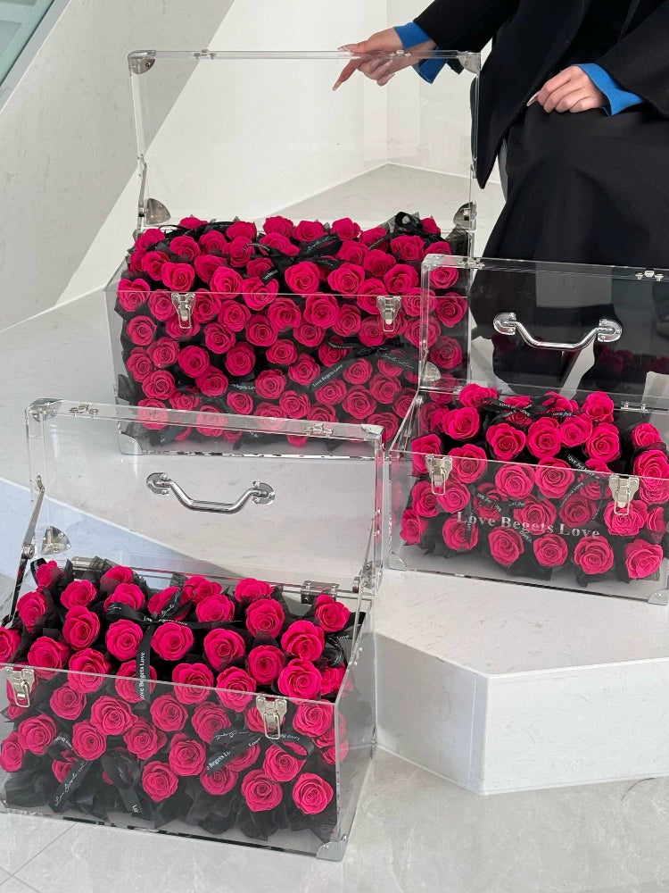 520 Valentine's Day Confession Gift Norman Garden Romantic Eternal Rose Gift to Girlfriend Wife Proposal Birthday Gift