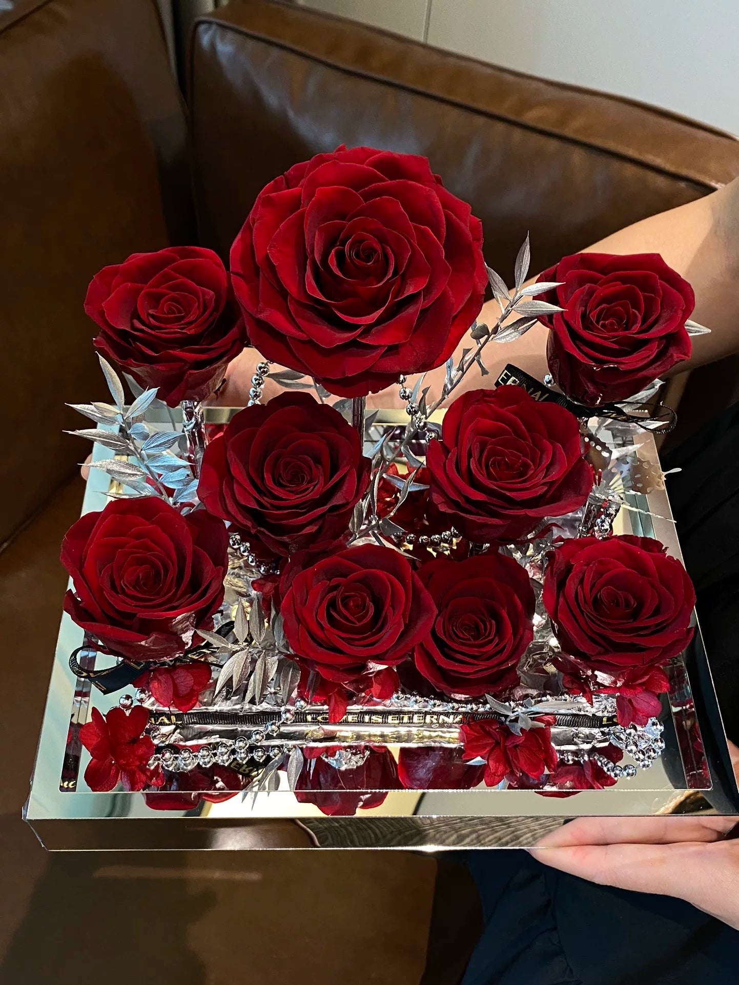 520 Valentine's Day Confession Gift Norman Garden Romantic Eternal Rose Gift to Girlfriend Wife Proposal Birthday Gift